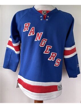 Reebok New York Rangers Stitched Jersey Youth Size L/XL Adult Small